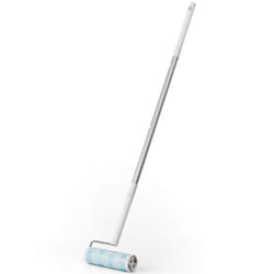 UNIKON 802 Lint Roller Sticky Roller Pet Hair Roller  Long Handle Sticky Mop With 4-Foot Extendable Handle 30 Sheets Roller