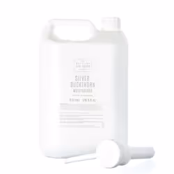 Scottish Fine Soaps Bulk 5L Commercial Silver Buckthorn Hand & Body Moisturiser with Pump Dispenser