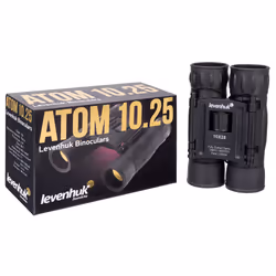 Levenhuk Atom 10x25 binocular Roof Black