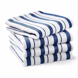 Williams-Sonoma Classic Striped Towels  Set of 4 (Navy)