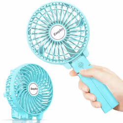 Handheld Electric USB Fans Mini Portable Outdoor Fan with Rechargeable Battery Foldable Handle Desktop for Home and Travel - ...