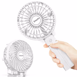 Handheld Electric USB Fans Mini Portable Outdoor Fan with Rechargeable Battery Foldable Handle Desktop for Home and Travel - ...