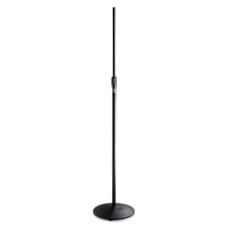 AtlasIED Low-Profile Mic Stand Ebony