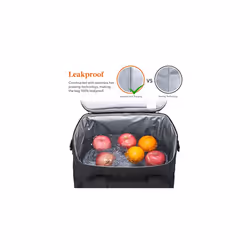 Lifewit Large Cooler Bag Shopping Bag Soft Insulated Picnic Family Cool Bag, Thermal Lunch Bag Cooling Bag for Work Beach Picnic Camping, Grey, 2