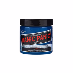 Manic Panic Classic High Voltage Atomic Turquoise 118 ml, Turquoise, Atomic Turquoise, Unisex, 118 ml, All hair, Color-retain ...