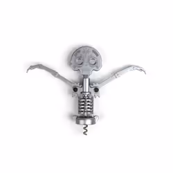 Kikkerland CS14, Wing corkscrew, Silver, Steel, 215.9 mm, 38.1 mm, 81.3 mm