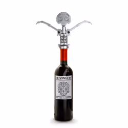 Kikkerland CS14 corkscrew Wing corkscrew Silver