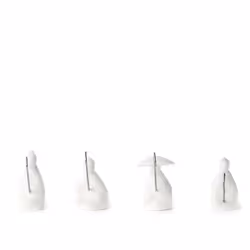 Kikkerland CU127 Tea bag holder White - Additional view 4