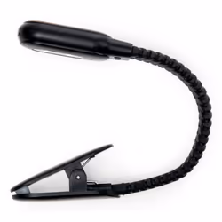 Kikkerland 612615101326, Clip flashlight, Black, Acrylonitrile butadiene styrene (ABS), Thermoplastic, LED, 1 lamp(s), USB