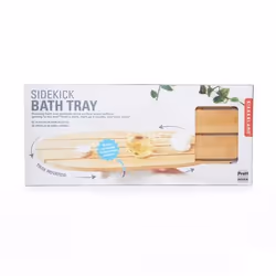 Kikkerland BATH CADDY, Oval shape, Bamboo