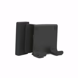 Kikkerland Computer Clip-On Phone Stand, Mobile phone/Smartphone, Passive holder, Indoor, Black