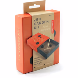 Mini Zen Garden Kit Relax Anywhere Set Desktop Decoration Kikkerland