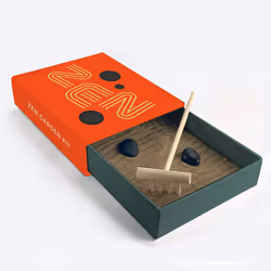 Mini Zen Garden Kit Relax Anywhere Set Desktop Decoration Kikkerland