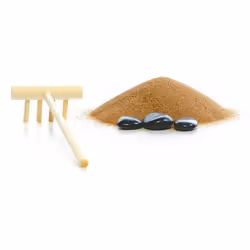 Mini Zen Garden Kit Relax Anywhere Set Desktop Decoration Kikkerland
