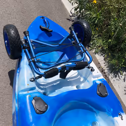 Newcod Kayak Cart  Kayak Dolly with 10"""" Airless Tire for Carrying Kayak Canoe SUP Paddle Board