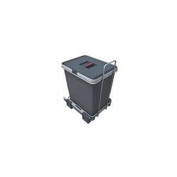 Ecofil PF01Â 34Â C1Â Waste Removable for Base, Plastic and Metal, Grey, 23Â x 41Â x 36Â cm