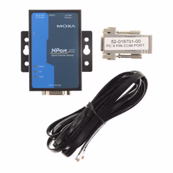MOXA NPort 5110-1 Port Serial Device Server  10/100 Ethernet  RS232  DB9 Male