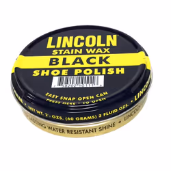 Lincoln Stain Wax Shoe Polish - 2-1/8 oz (Black)