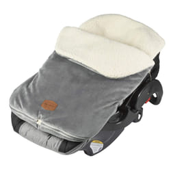 JJ Cole Bundle Me Winter Baby Car Seat Cover and Bunting Bag -Original - Sherpa Lined Weather Resistant Baby Carrier and Stroller Cover - Stroller Acc