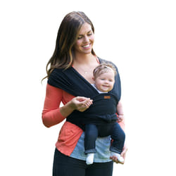 JJ Cole Agility Flex Stretch Baby Carrier - Infant Carrier to Toddler Carrier - 1 Size fits Most Parents - Women 6-20 and Men XS-2X