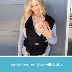 JJ Cole Agility Flex Stretch Baby Carrier - Infant Carrier to Toddler Carrier - 1 Size fits Most Parents - Women 6-20 and Men XS-2X