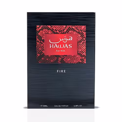 RASASI Hawas Fire Eau De Parfum Men Spray 100ML(3.4 Oz) - Bold Arabian Perfume For Men With A Fiery Essence - Indulge In A Luxurious  Long Lasting Per