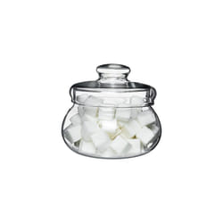 SIMAX Borosilicate Glass Sugar Bowl with Lid  16 Ounce  Clear  Durable  Dishwasher Safe  Classic Style  Sugar Container  Coffee Beans  Nuts  Tea  Spic