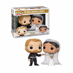 Funko POP Royals: Prince Harry and Meghan Markle Collectible Figure Multicolor - Standard