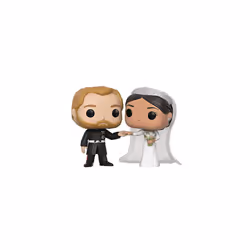 Funko POP Royals: Prince Harry and Meghan Markle Collectible Figure  Multicolor -  Standard