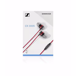 Sennheiser CX 300S In-Ear Headphones with Universal Smart Remote - Red