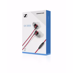 Sennheiser CX 300S In-Ear Headphones with Universal Smart Remote - Red
