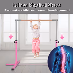 Gymnastics Training Bar Height Adjustable Horizontal Kip Bars For Kids