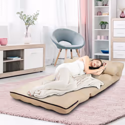 3 IN 1 Folding Lazy Sofa Bed Floor Sleeper Adjustable