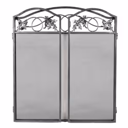 3 Panel Foldable Fire Screen Protector Fireplace Fence Freestanding