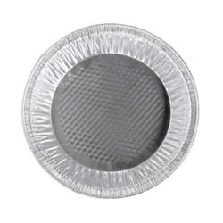 Handi-Foil 10"" (Actual Top-Out 9-5/8 Inches - Top-In 8-3/4 Inches) Aluminum Foil Pie Pan - Disposable Baking Tin Plates (Pack of 50)