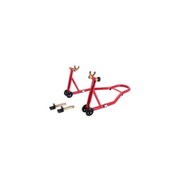 Jack Boss Motorcycle Stand Front and Rear Combo Wheel Lift Stands 500Lbs Capacity Swingarm Spool Paddock Stands for Sport Bike Fit for Yamaha Honda Ka
