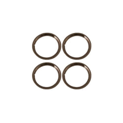 Set of 4 NEW Chrome Plated Steel 16 Inch Beauty Trim Rings with Metal Clip Retention System - Part #: 1516C