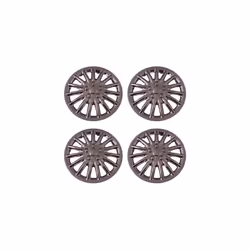 Set of 4 Chrome 16 Inch Aftermarket Replacement Hubcaps with Metal Clip Retention System - Part Number: IWC188/16C