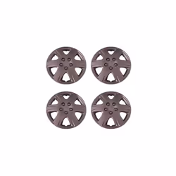 Set of 4 Silver 15 Inch Aftermarket Replacement Hubcaps with Metal Clip Retention System - Part Number: IWC422/15S