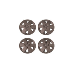 Set of 4 Silver 15 Inch Aftermarket Replacement Hubcaps with Metal Clip Retention System - Part Number: IWC432/15S