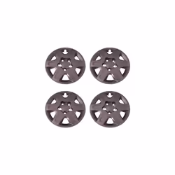 Set of 4 Silver 16 Inch Aftermarket Replacement Hubcaps for a Bolt On Retention System - Part Number: IWC451/16S