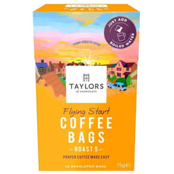 Taylors of Harrogate Flying Start Coffee Bags (Pack 10) 0403542