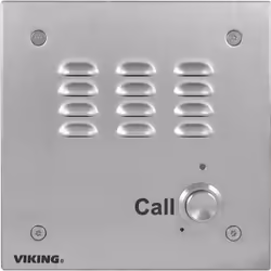 Viking E-30-IP, Wired, 90 dB, CE Canada ICES FCC Part 15 SIP, IEEE 802.3af, RJ-45, Stainless steel