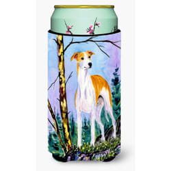 Caroline's Treasures SS8662TBC Whippet Tall Boy Hugger Can Cooler Sleeve Hugger Machine Washable Drink Sleeve Hugger Collapsible Insulator Beverage In
