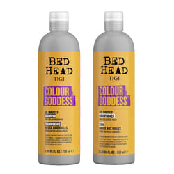Bed Head by TIGI Moisturizing Shampoo and Conditioner Set for Colored Hair  Colour Goddess Hair Care with Sweet Almond & Coconut Oils  25.36 fl oz  2