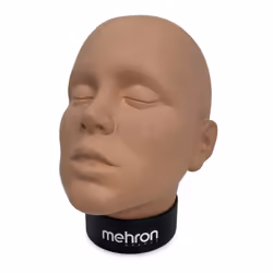 Mehron Makeup Practice Head |Makeup Practice Face| Mannequin Head for Makeup Practice Special FX & Face Painting for Studen ...