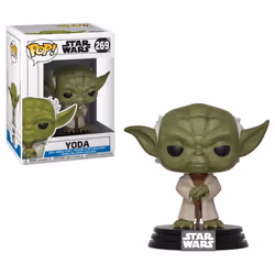 Funko Pop Star Wars: Clone Wars - Yoda Collectible Figure  Multicolor