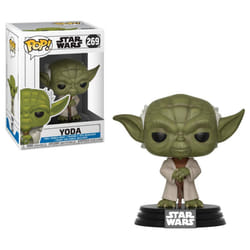 Funko Pop Star Wars: Clone Wars - Yoda Collectible Figure  Multicolor