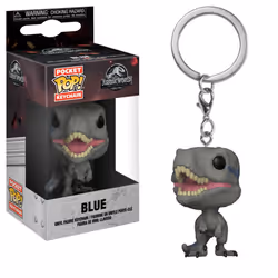 Pop! Keychain: JW2 - Blue - Jurassic Park Novelty Keyring - Collectable Mini Figure - Stocking Filler - Gift Idea - Official ...