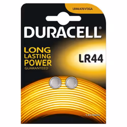 2 x Duracell LR44 1.5V Alkaline Button cell Batteries LR44 A76 AG13 357 SR44